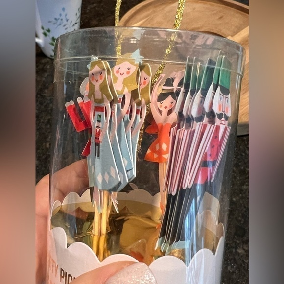 24 pack meri meri nutcracker picks holiday party cupcake sweets savory decor - Picture 2 of 3